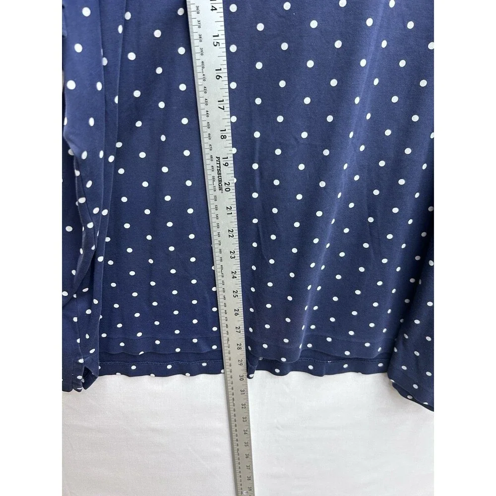 Polo Ralph Lauren Shirt Mens 3XB Blue Polka Dot Print Short Sleeve Casual Pony